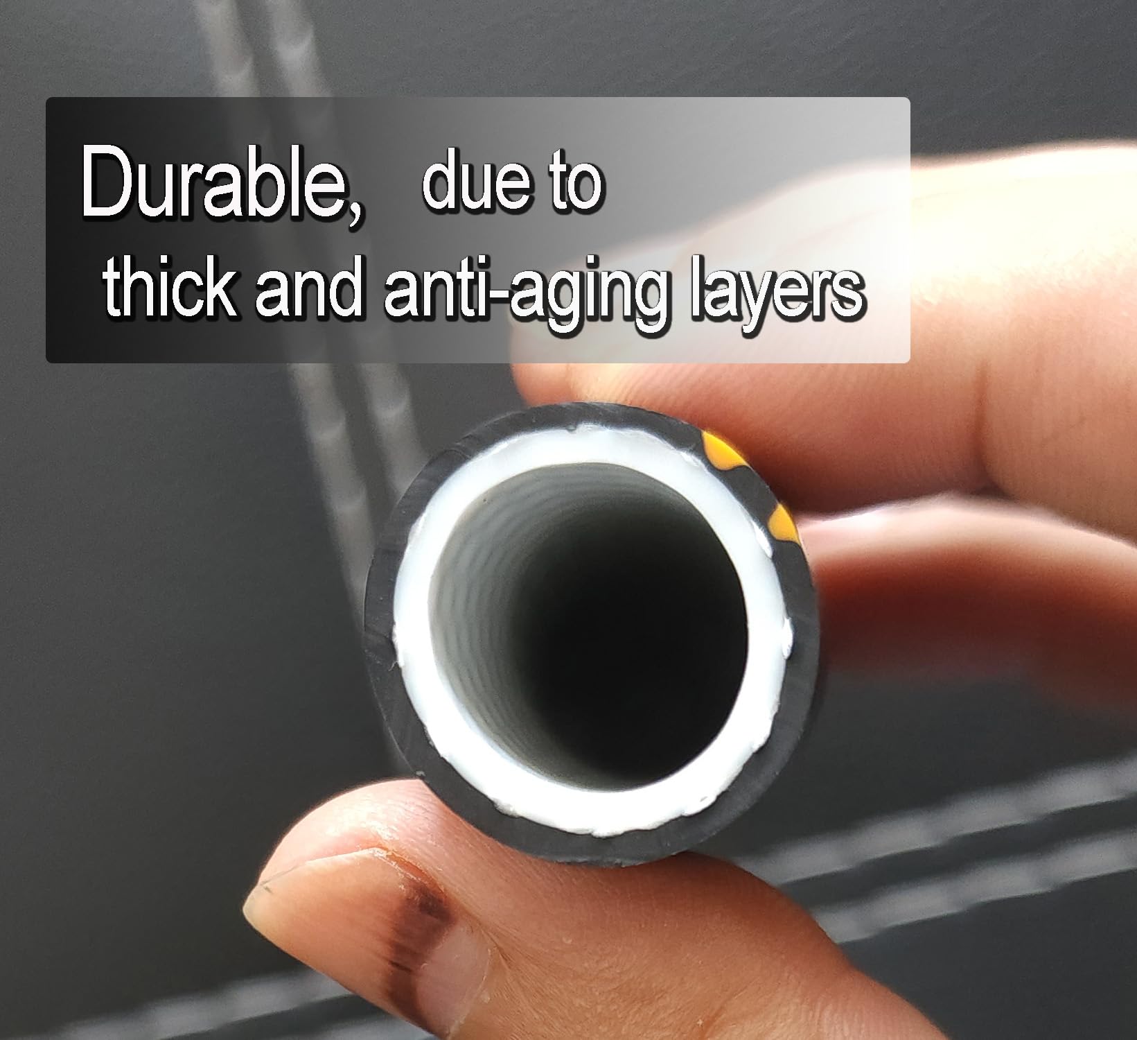 Atlantic three-layer heavy-duty hose design delivers lasting durability for outdoor watering.