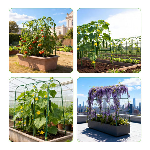 ATLIKE vertical grid keeps fruits visible and within reach during harvest.