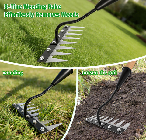 ATLRGISL eco-friendly weed removal tool is safe around kids and pets.