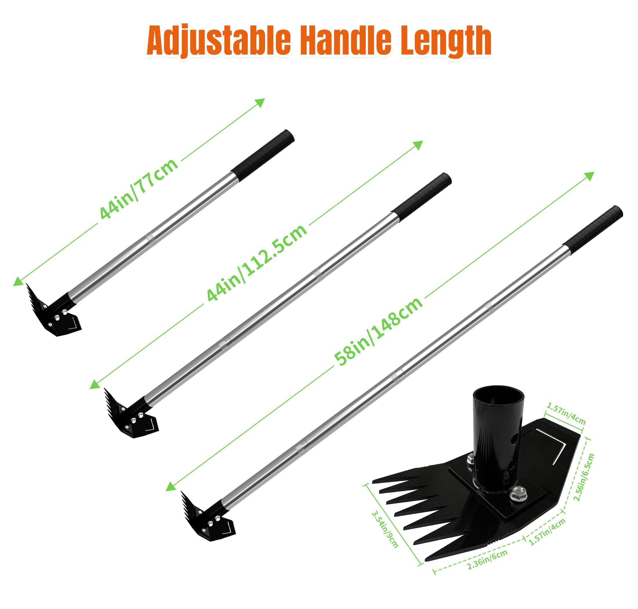 ATLRGISL weed picker and cultivator for efficient garden maintenance.