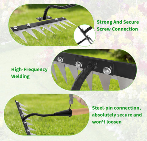 ATLRGISL wooden handle with 56-inch reach supports ergonomic, standing use.