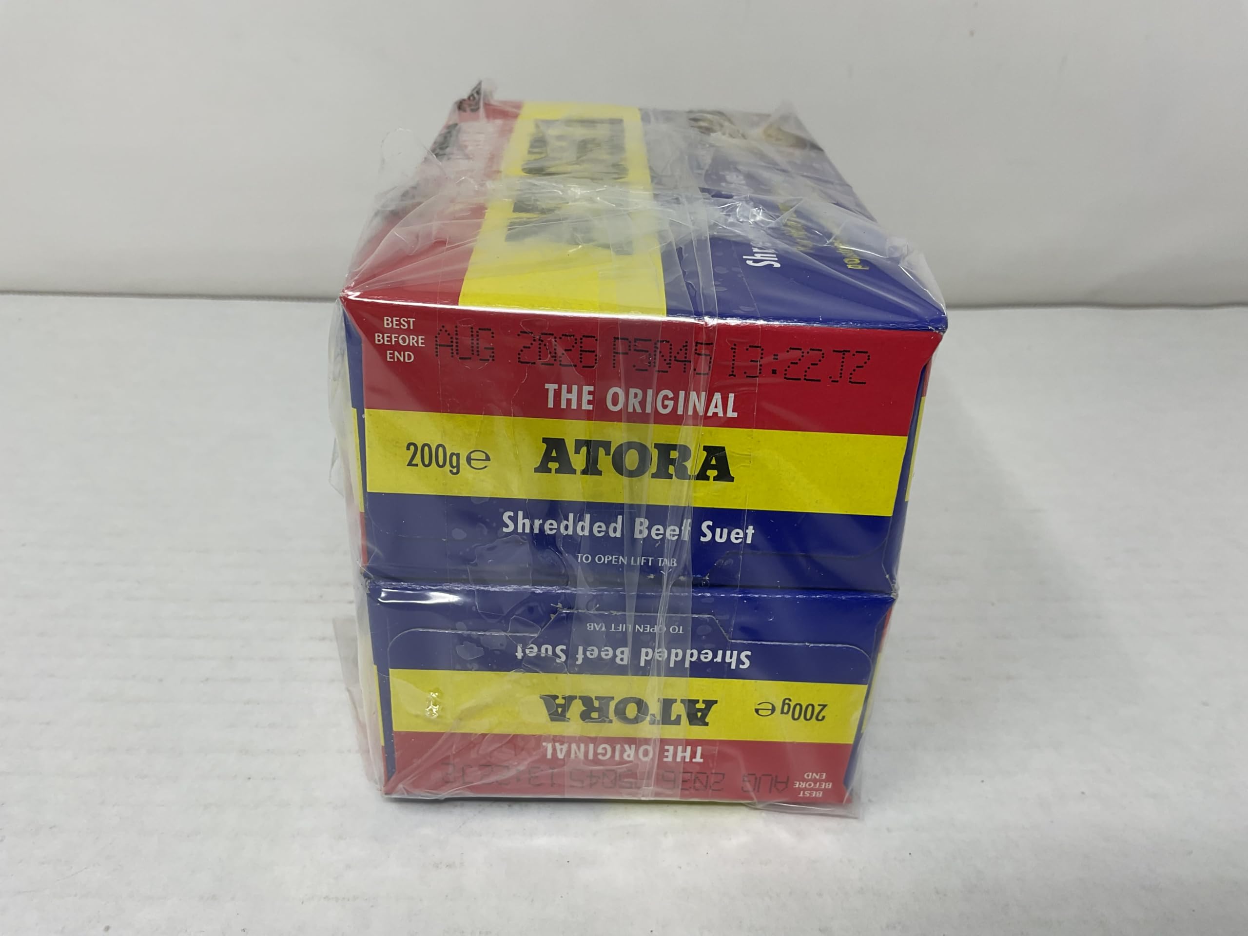 The Atora Shredded Beef Suet 200g pack-2 ready-to-use baking visuals