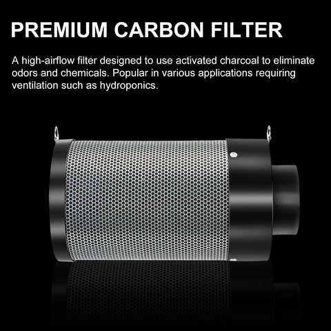 Atour 4in filtration kit hexagonal mesh and removable pre-filter detail