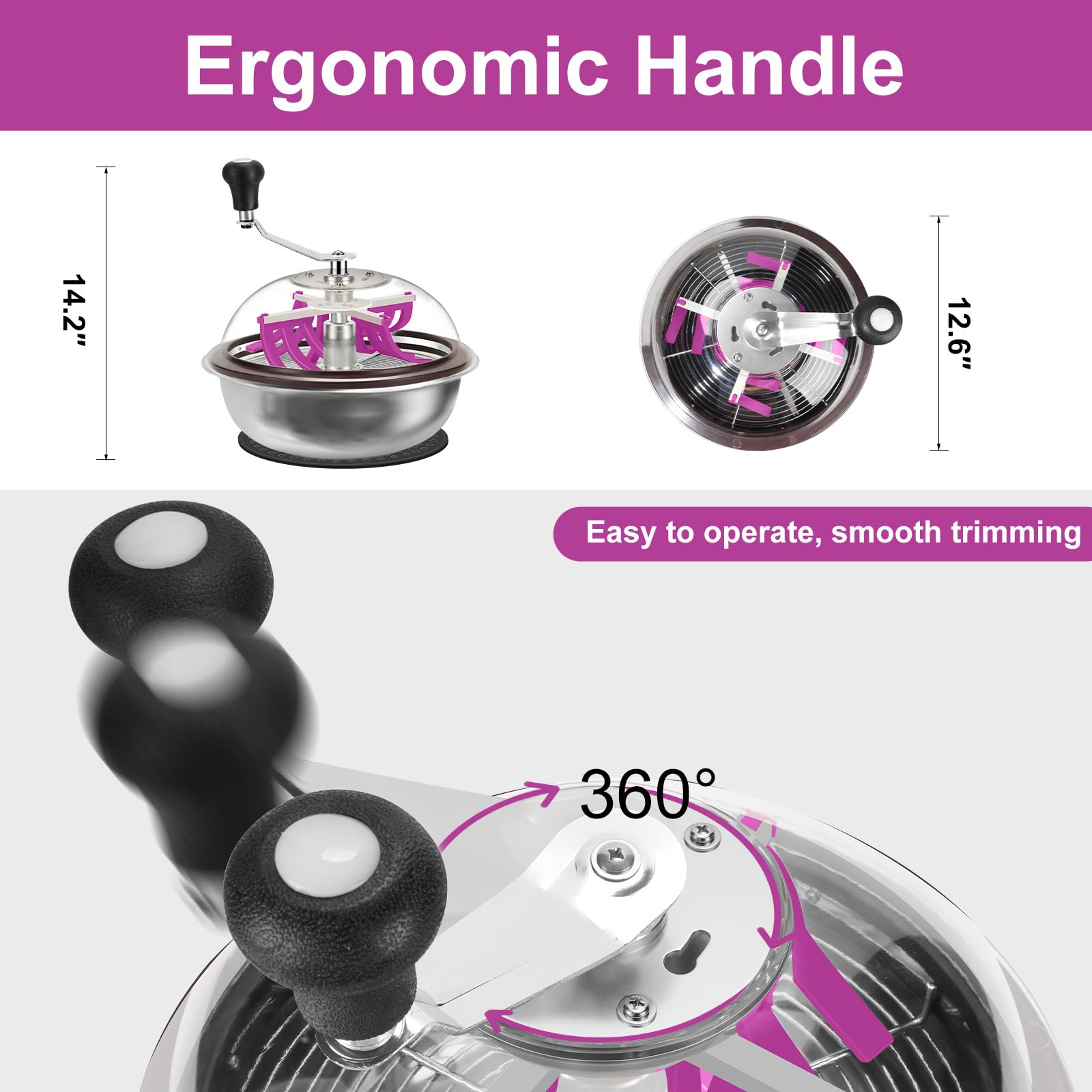 ATOUR solid metal gear box delivers durable, long lasting performance.