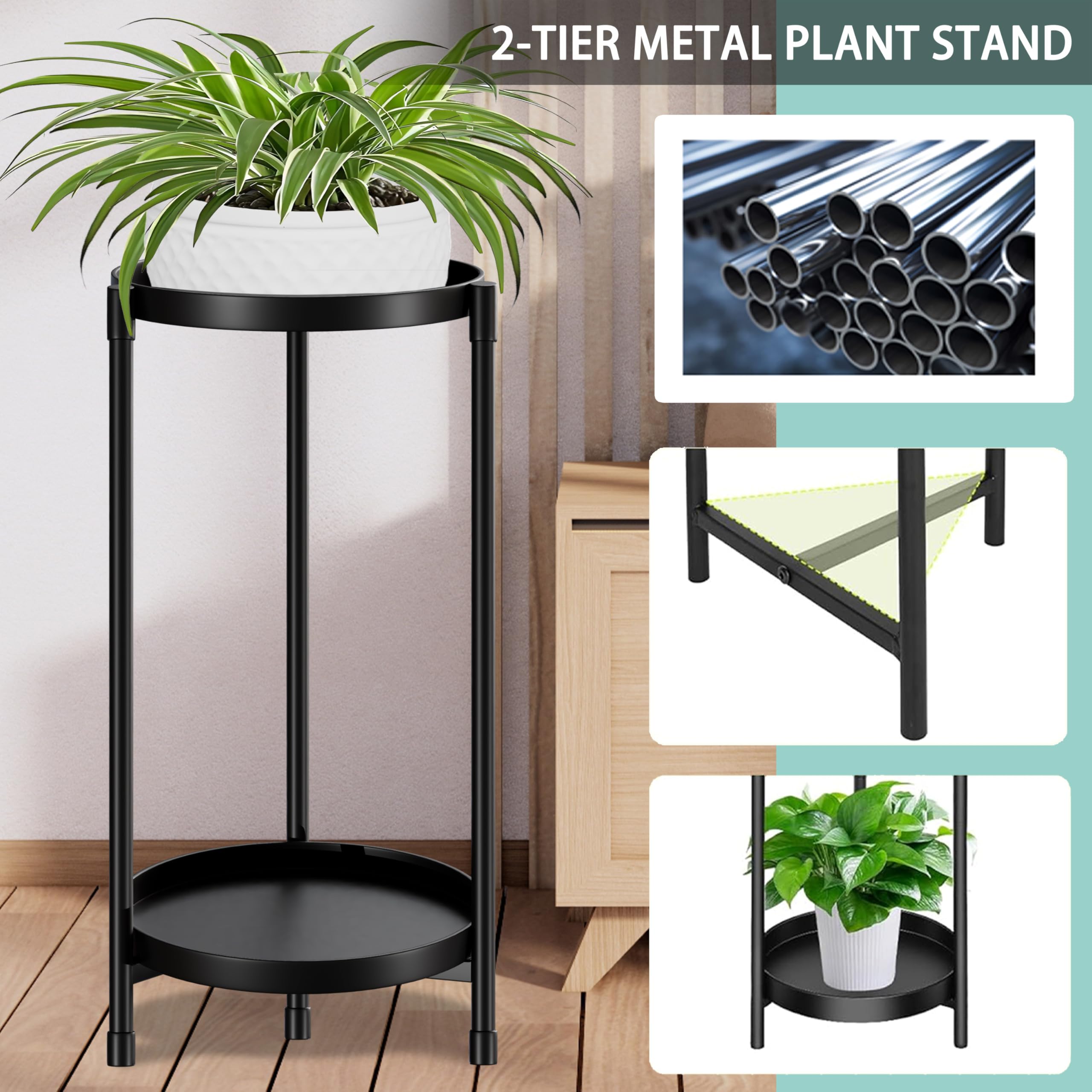 Atpddpey space-saving corner stand fits small spaces while showcasing greenery