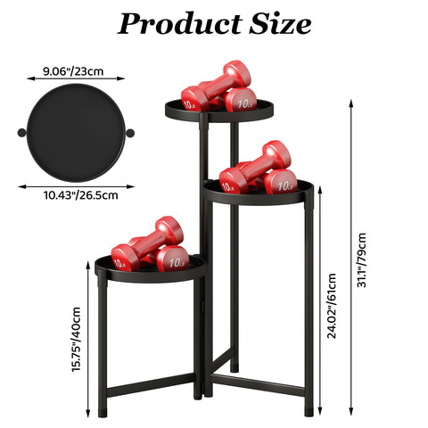 Atpddpey spiral-structure plant stand enables even sun exposure for growth.