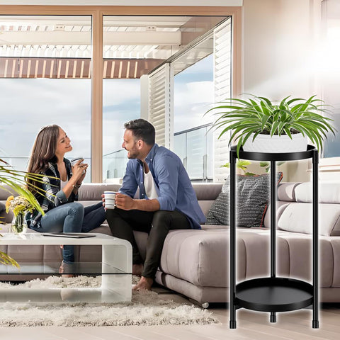 Atpddpey versatile display stand adapts to indoor and outdoor plant arrangements
