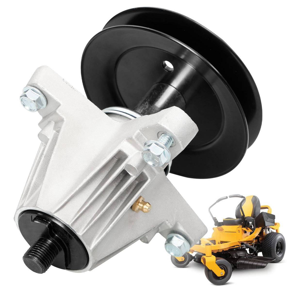 ATRACYPART deck spindle assembly close-up for Cub Cadet ZT1-50 50-inch deck