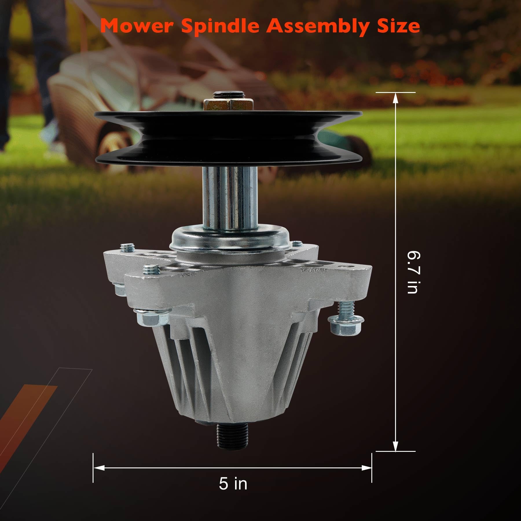 ATRACYPART heavy duty construction for long term mowing