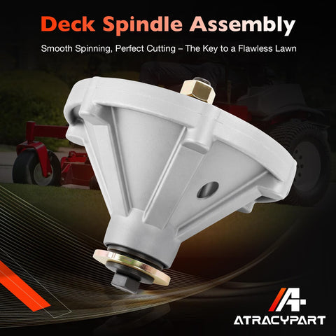 ATRACYPART deck spindle bearing inside view highlights precision-sealed bearings for longevity.