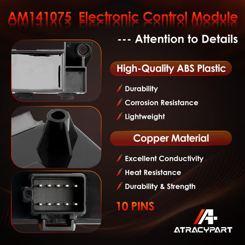 ATRACYPART ECU module compatibility with John Deere X-series, broad tractor coverage.