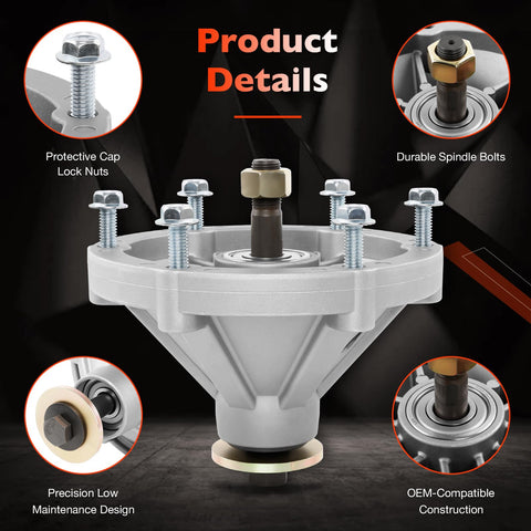 ATRACYPART Exmark Radius S spindle 48-60 offers quiet operation and longer belt life.