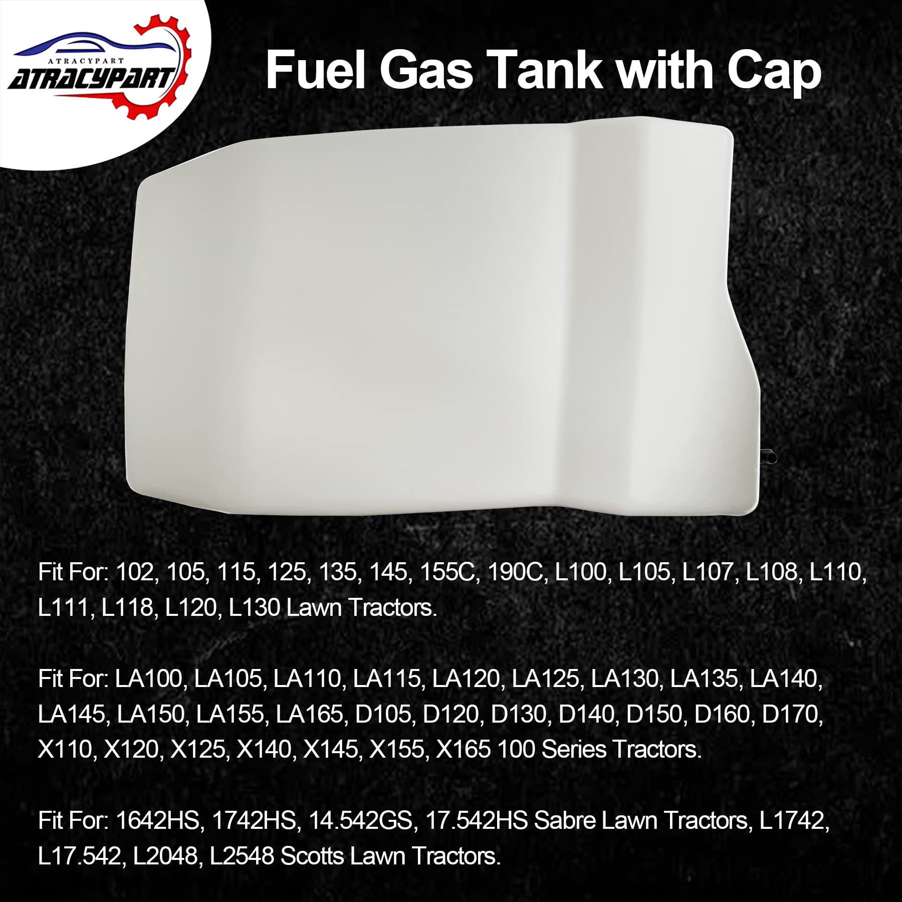 ATRACYPART compatible fuel tank for L100-L130 boosts system reliability