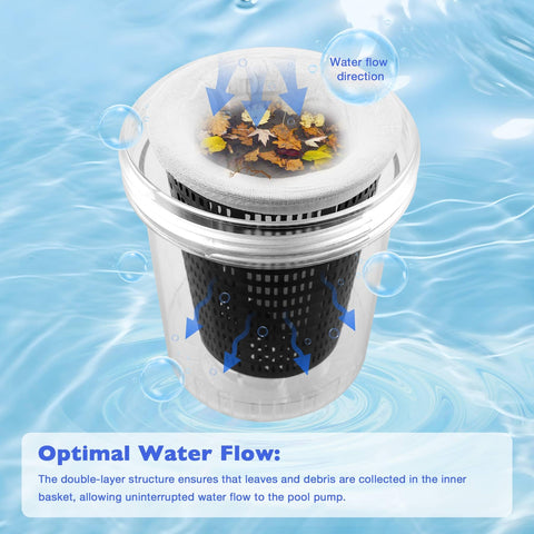 ATRACYPART inline leaf catcher assembly with hose demonstrates Hayward W560 compatibility