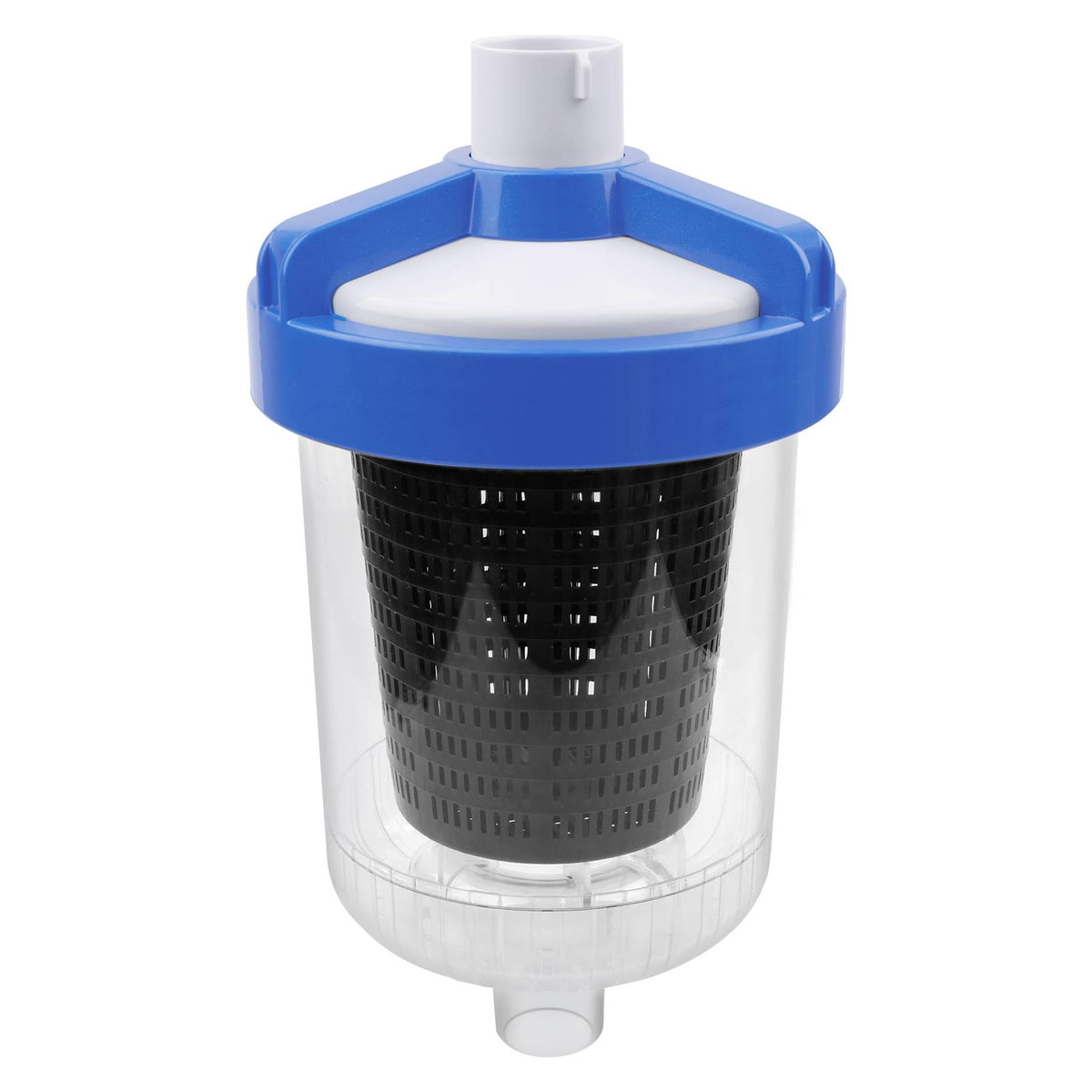 ATRACYPART inline leaf catcher canister top view shows efficient debris capture for clean pumps