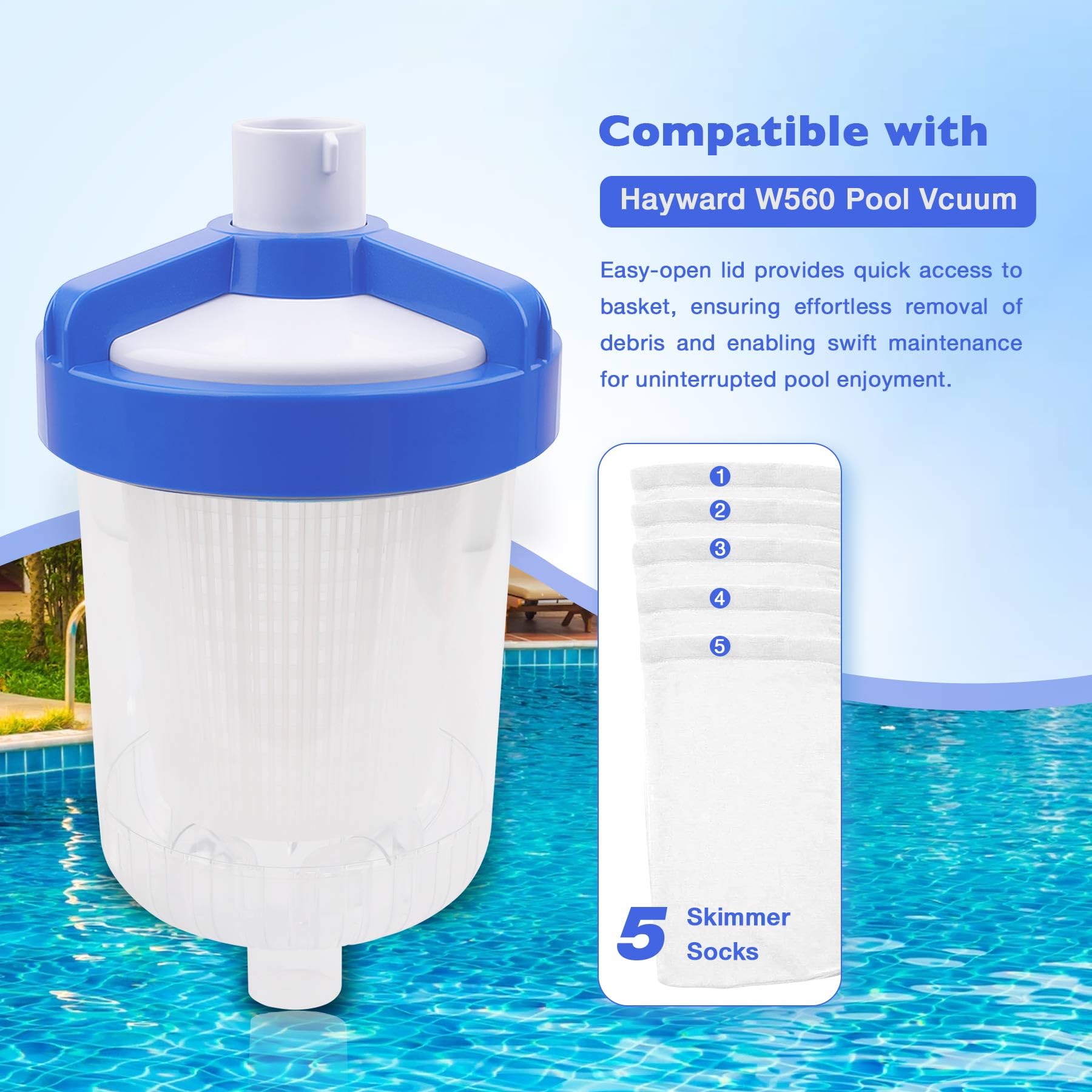 ATRACYPART inline leaf catcher with socks demonstrates enhanced filtration for small fragments
