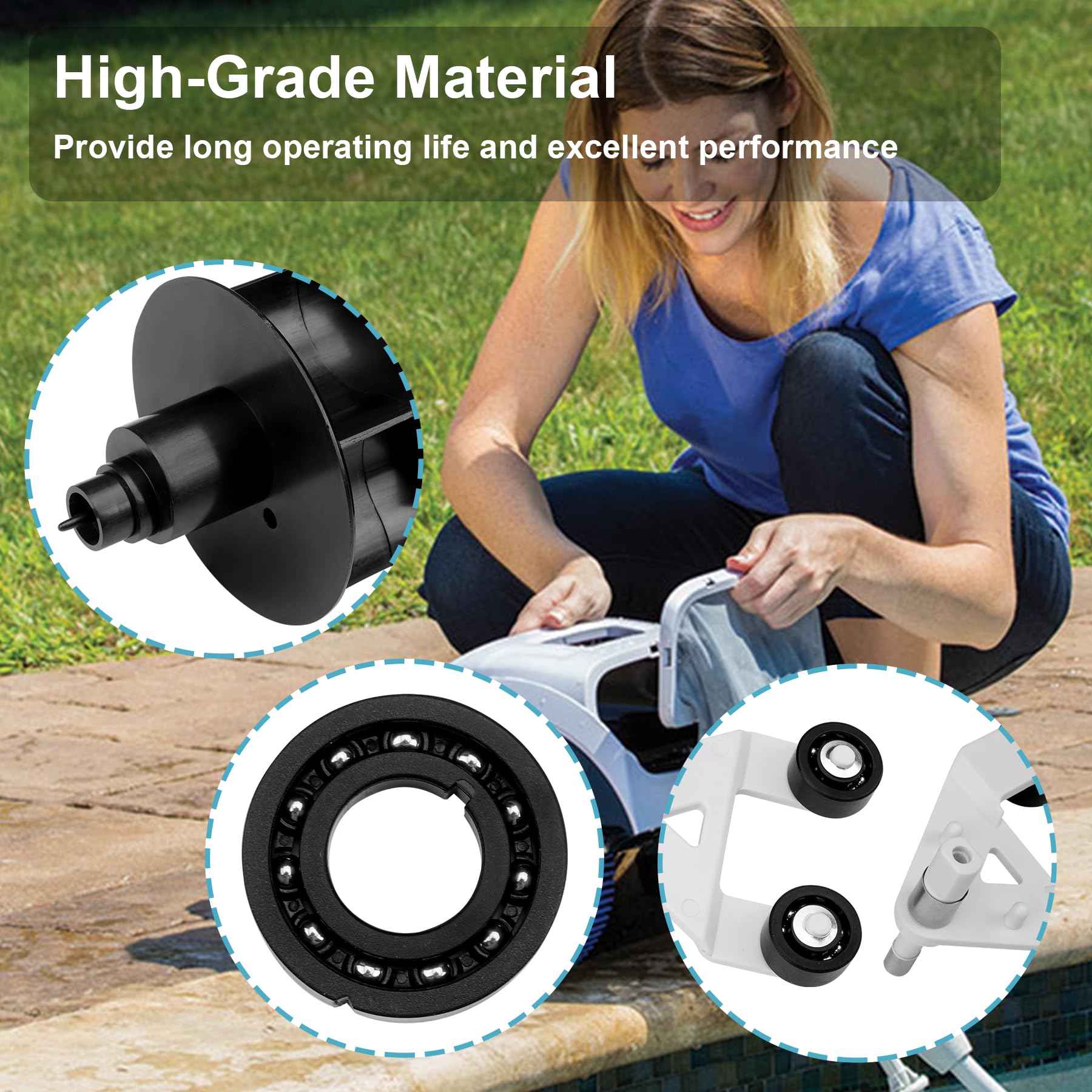ATRACYPART saddle keeper supports secure alignment during cleaning sessions.