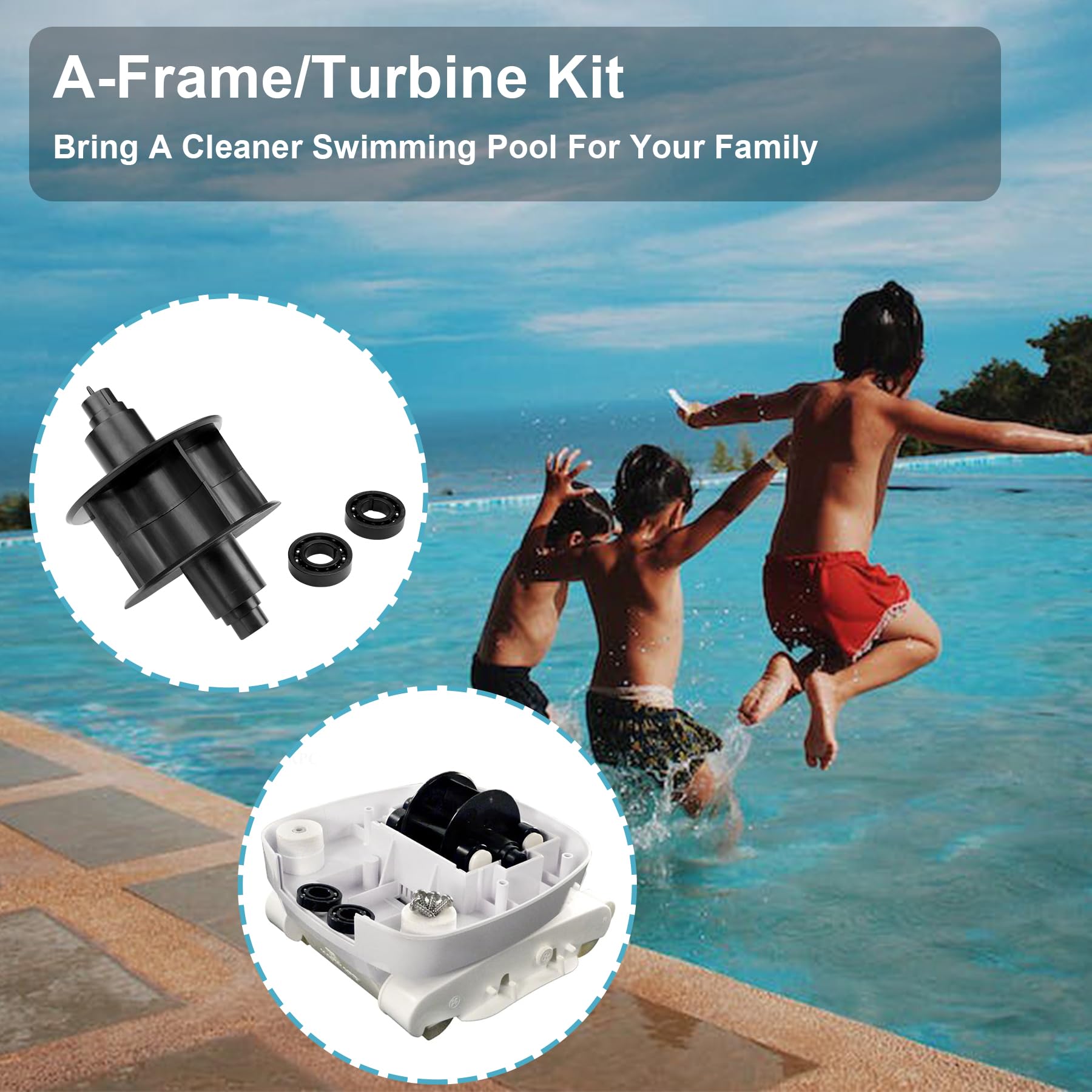 ATRACYPART universal compatibility fits Pool Vac Plus, Ultra, Navigator, and more.