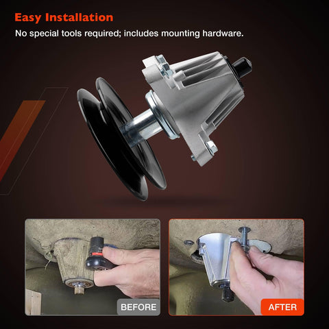 ATRACYPART ZT1-54 spindle promotes reduced vibration and cleaner cuts