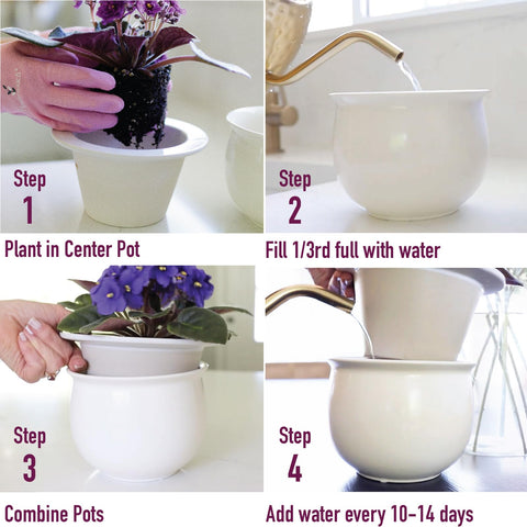 Atri indoor plant pot in white glaze complements modern home decor.