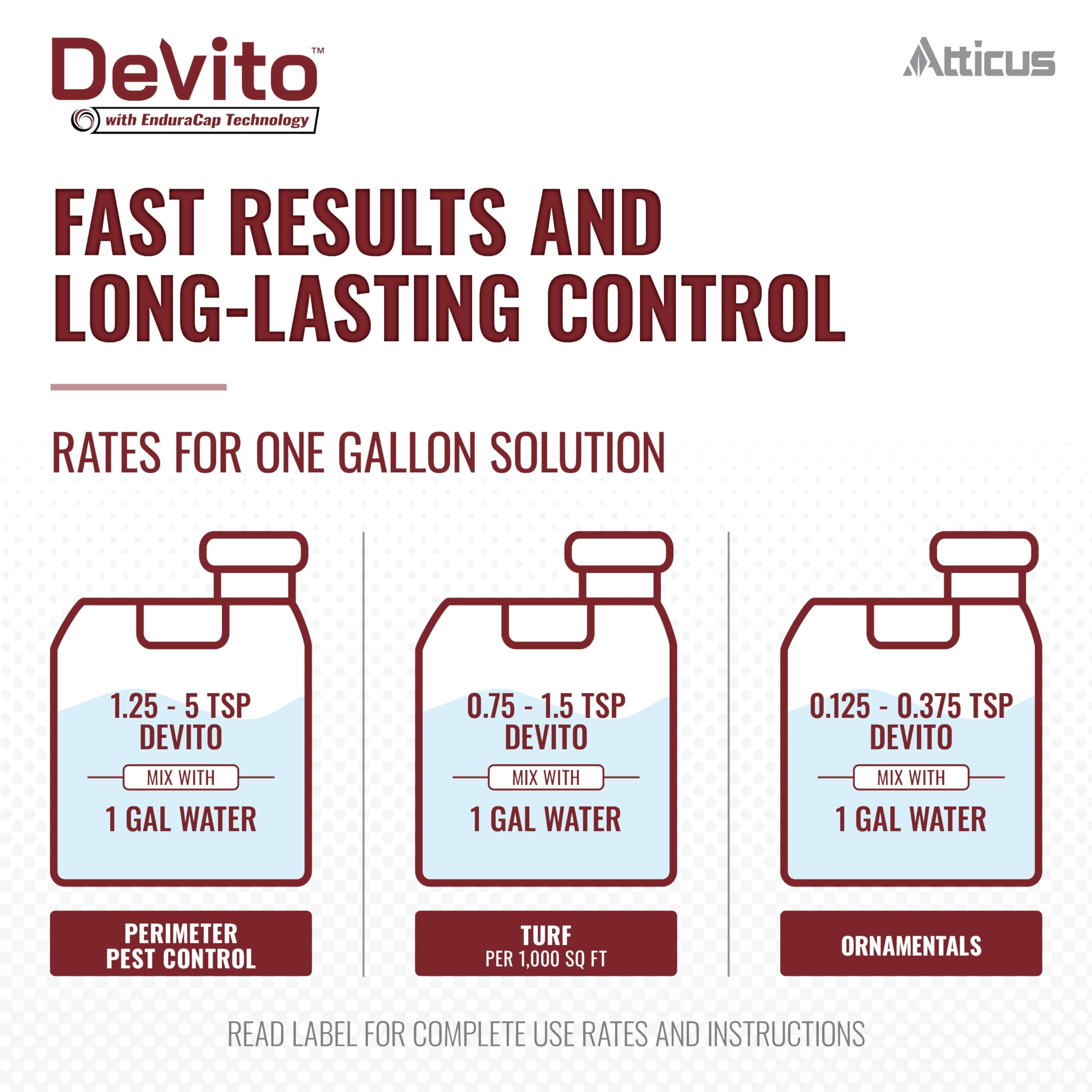 Atticus Devito CS indoor-outdoor-application illustrates versatile use around perimeters and kitchens.