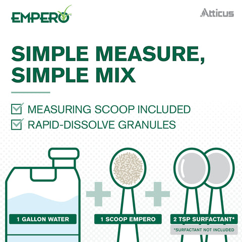Atticus Empero rapid-dissolving granules enable fast mixing