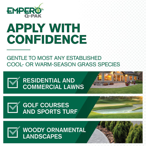 Atticus Empero compatible with diverse turf varieties on lawns