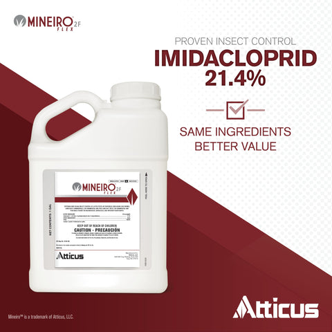 Atticus Mineiro 2F Flex label and container highlight application timing flexibility for seasonal grub control.