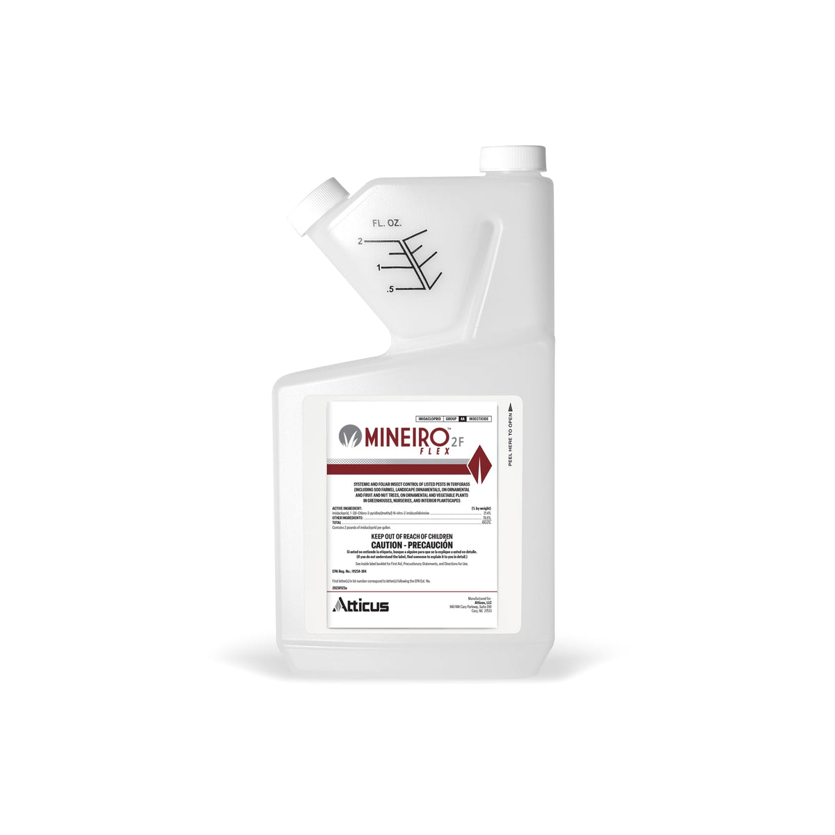 Atticus Mineiro 2F Flex bottle pour for easy lawn application and preventive protection