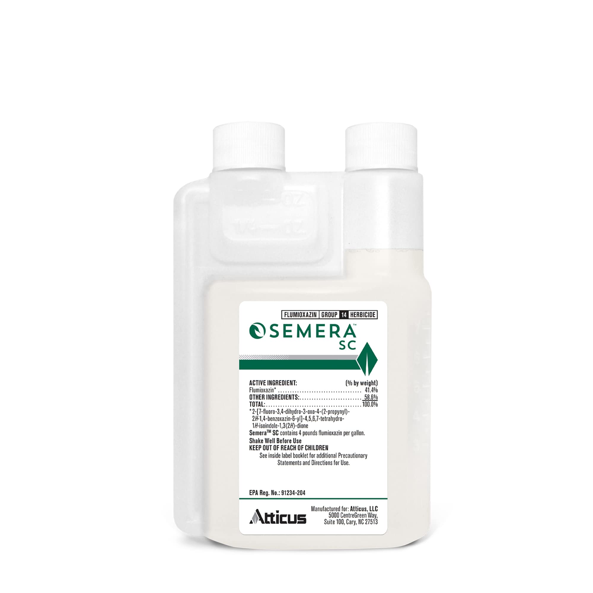 Atticus Semera SC bottle pour for easy mixing and season long lawn weed control