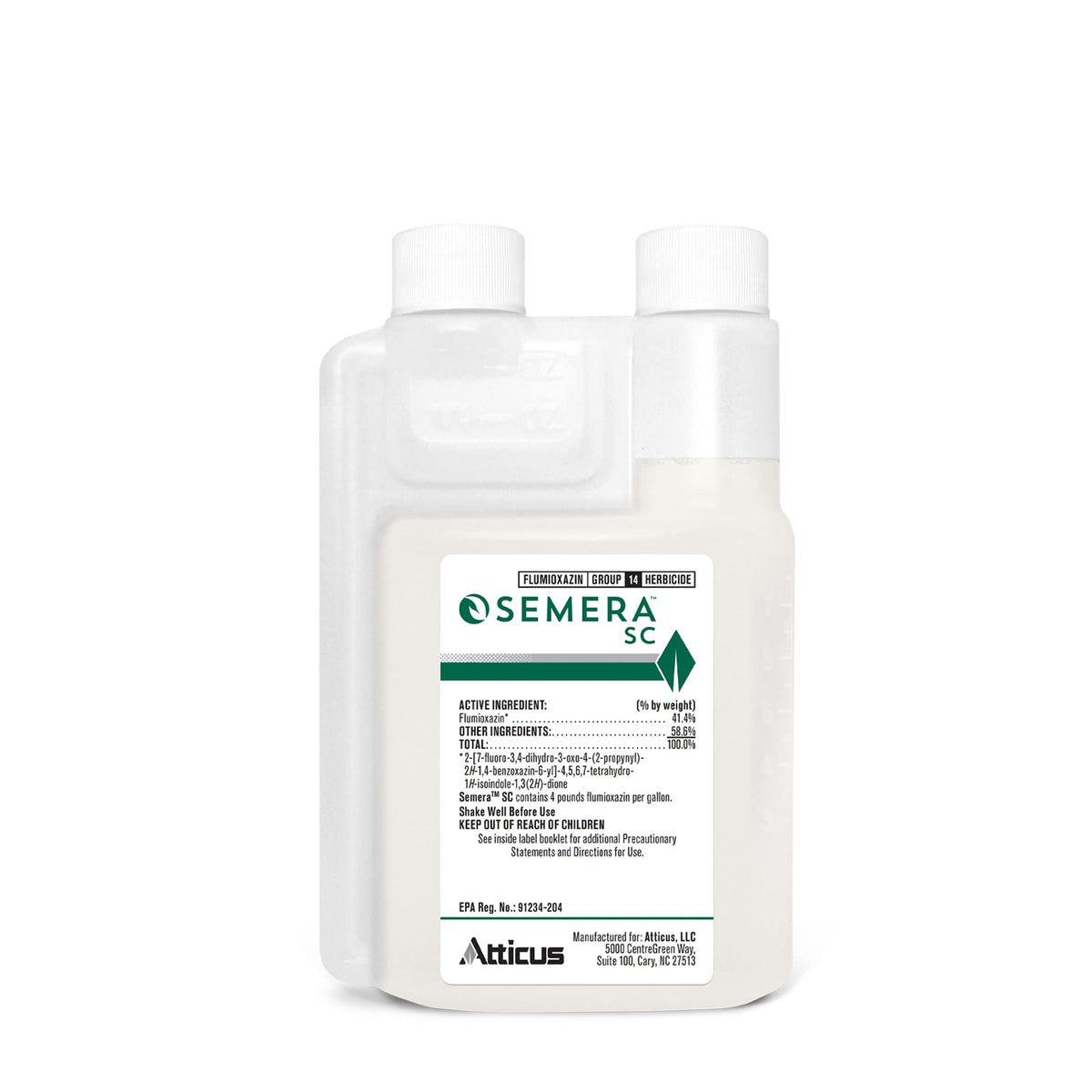 Atticus Semera SC bottle pour for easy mixing and season long lawn weed control