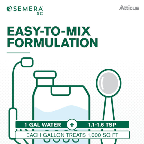 Atticus Semera SC pre and post emerge flexibility in weed management