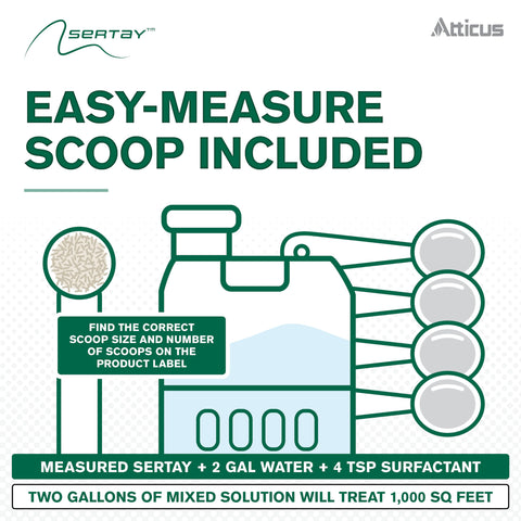 Atticus Sertay used around ornamentals for targeted landscape weed suppression.