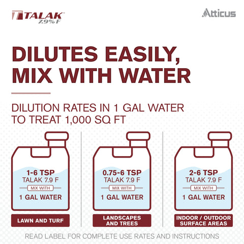 Atticus Talak 7.9 F used as fire ant mound drench.