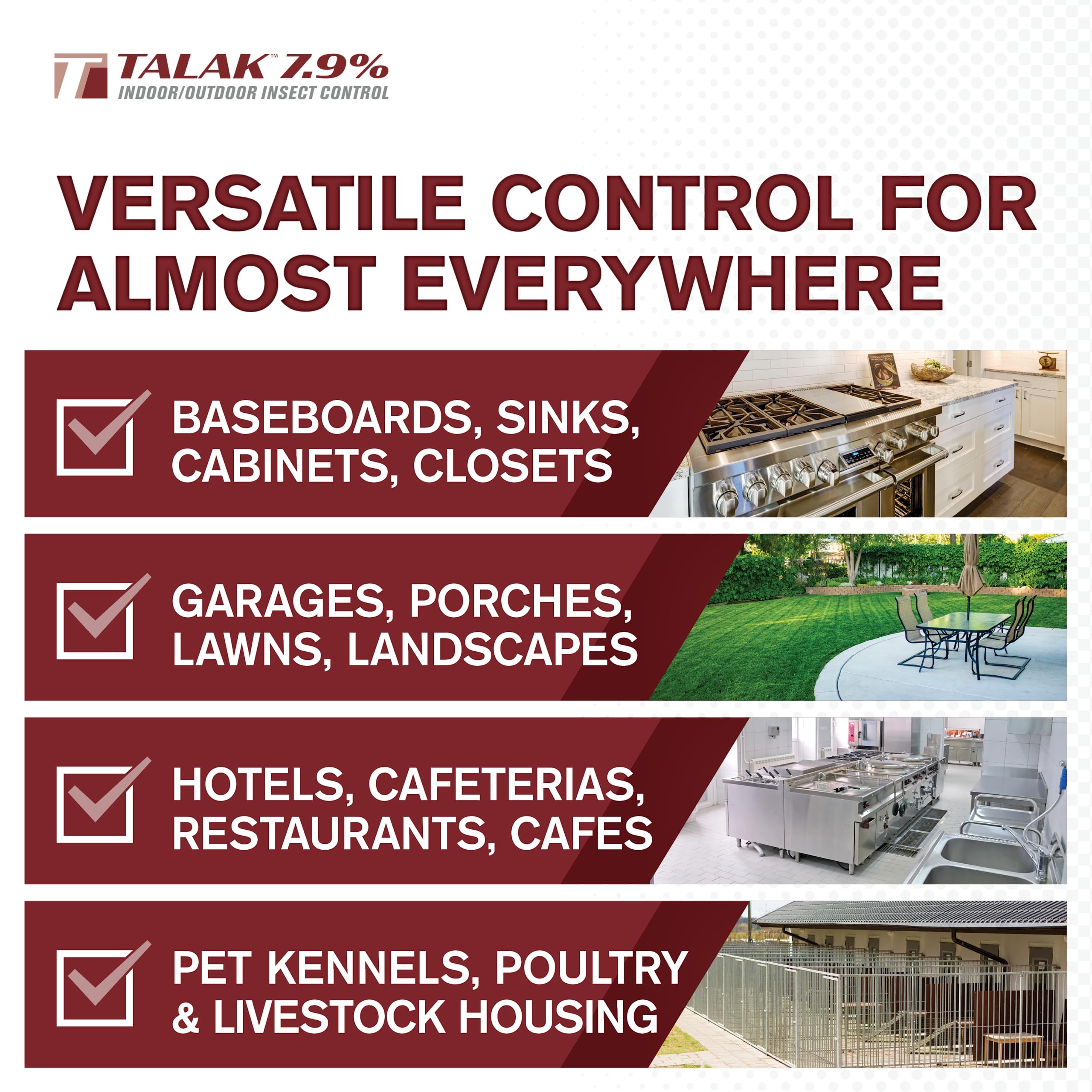 Atticus Talak 7.9% used on outdoor cracks and patios.