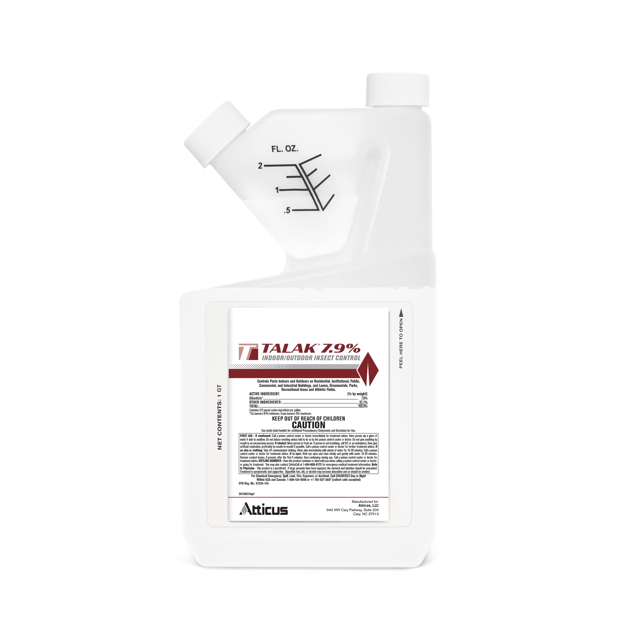 Atticus Talak 7.9% bottle pour shows easy application indoors and outdoors.