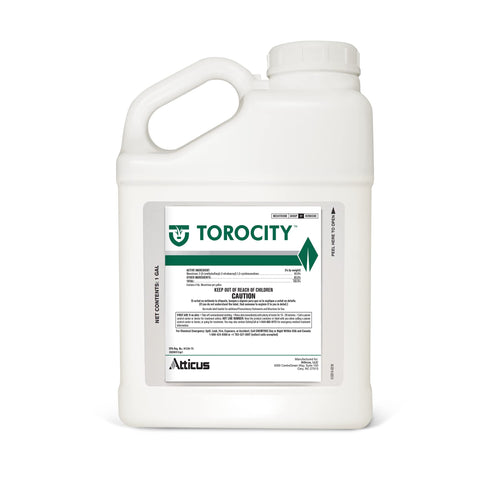 Atticus Torocity bottle front view for lawn weed control.