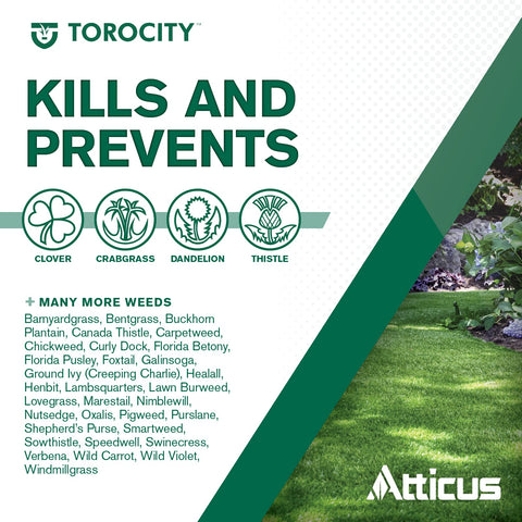 Torocity cap and pour demonstrate easy application for turf.