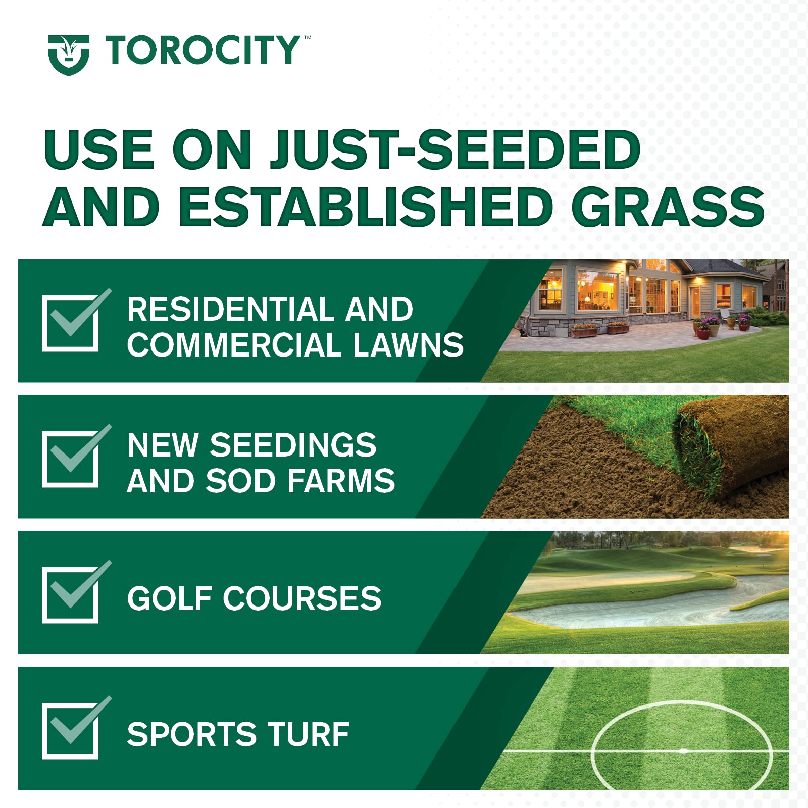 Atticus Torocity showing crabgrass-control in lawns.