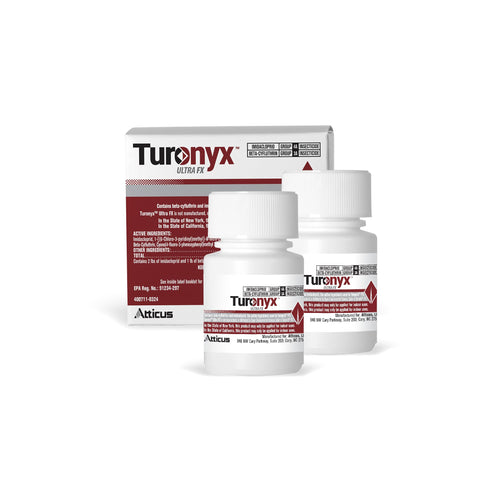 Atticus Turonyx Ultra FX bottle and nozzle for quick mixing and precise application.