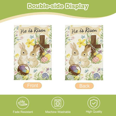 ATTRACME outdoor garden flag for patio or yard adds festive charm.