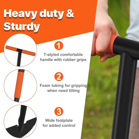 ATUHOLA footplate offers leverage and stability while edging.