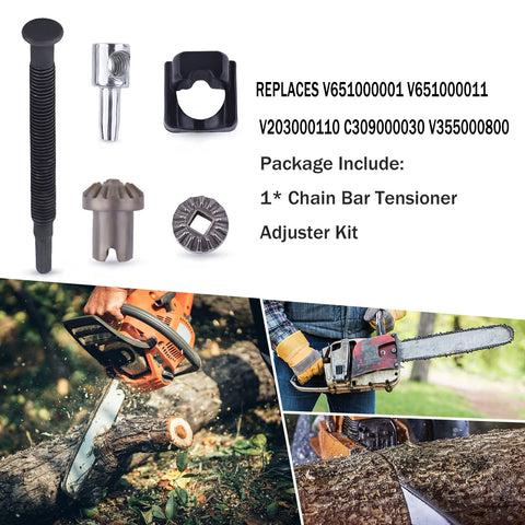 Atunee chain bar tensioner improves consistency during repetitive cuts.