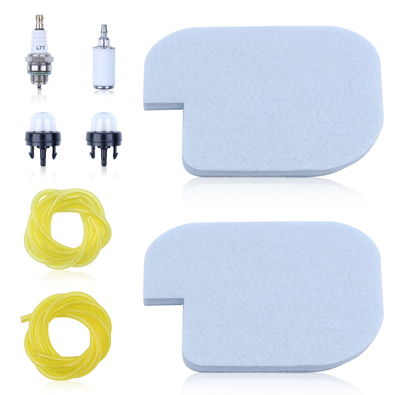 Atunee air filter pack for Poulan chainsaws improves air flow and protection.