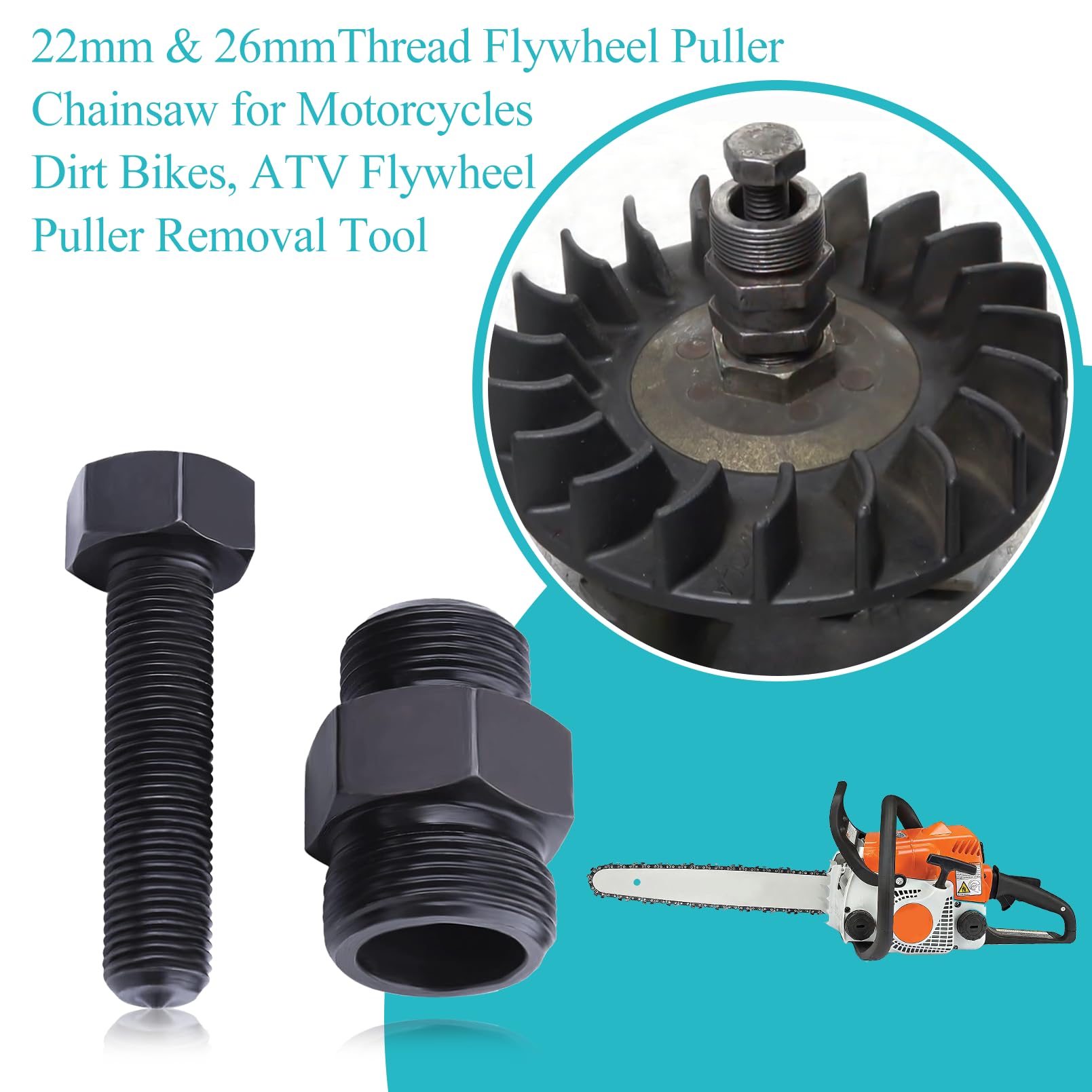 Atunee carbon steel flywheel puller kit durability and build quality