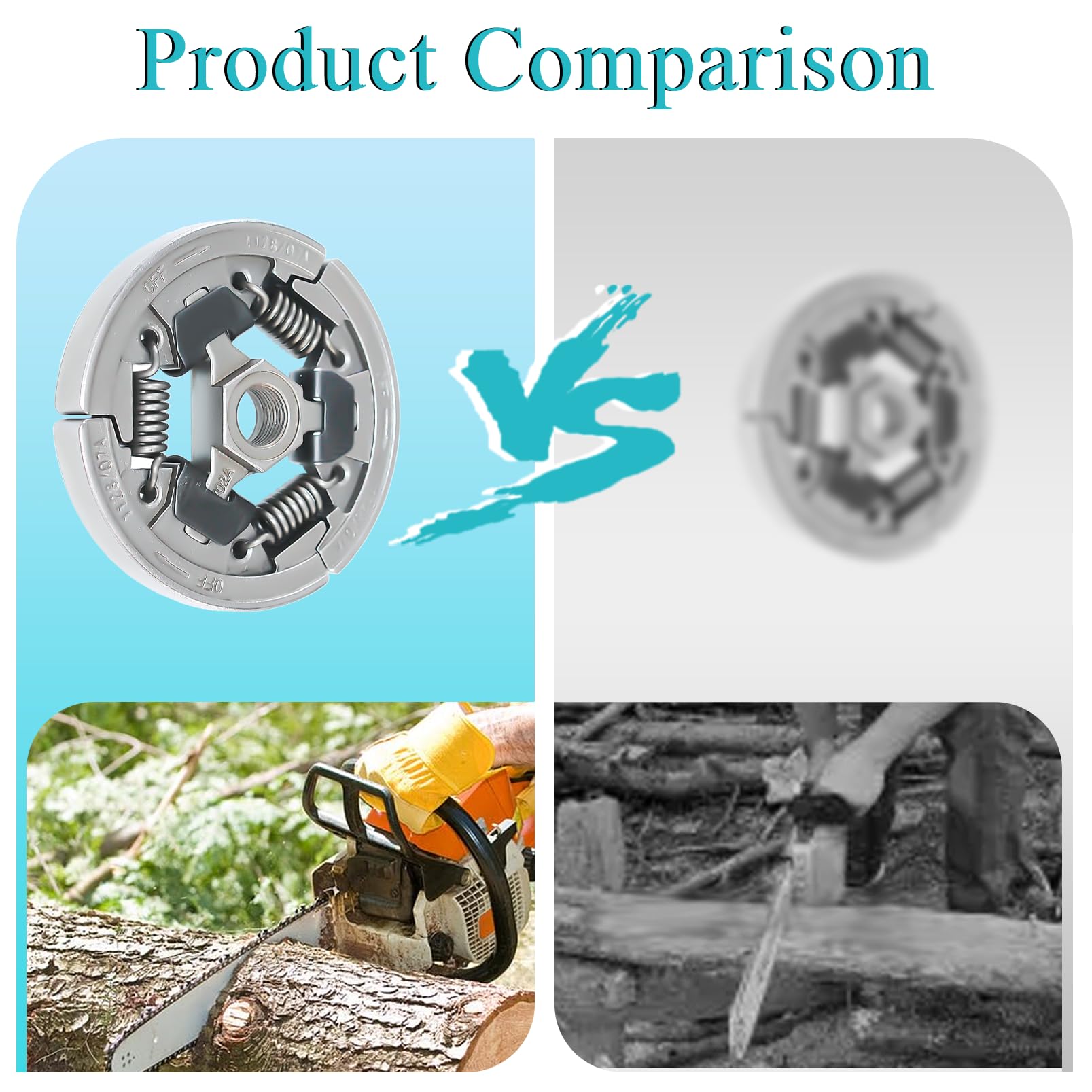 Atunee clutch drum assembly helps replace worn parts with precision fit.