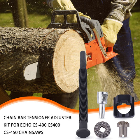 Atunee tensioner compatible with CS400/CS450 maintains chain stability during cutting tasks.