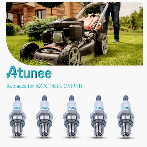 Atunee Husqvarna-compatible spark plug ready for outdoor tools.