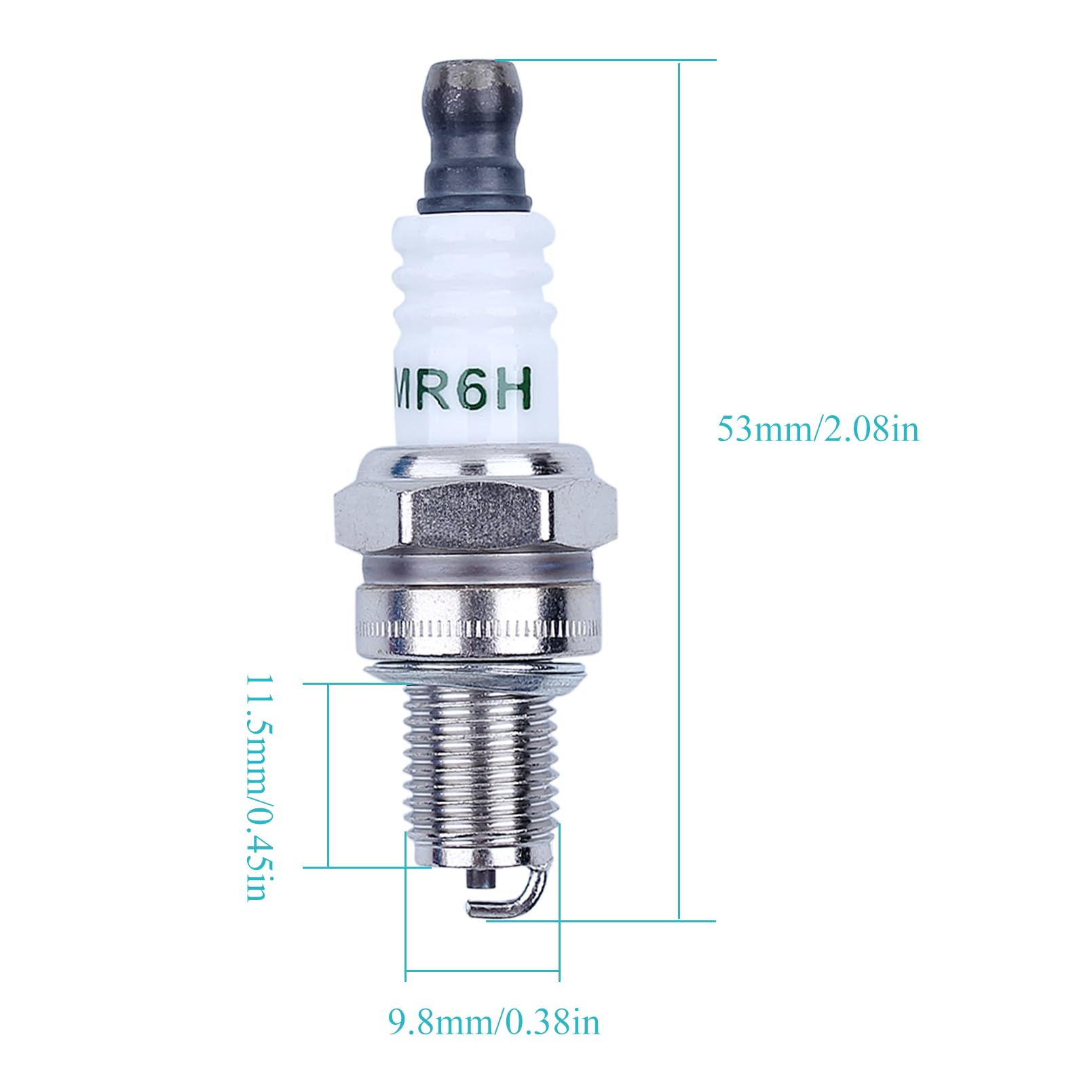 Atunee NGK 3365 compatible spark plug, ready for STIHL trimmers