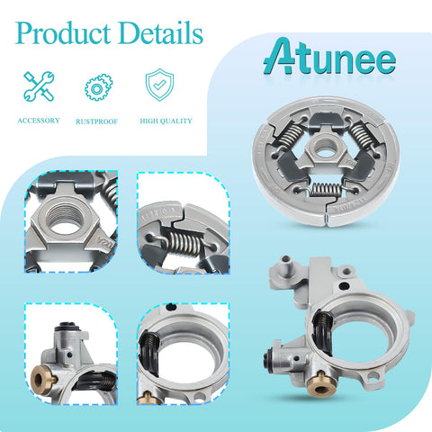 Atunee oil pump and sprocket kit supports consistent oil flow for efficient lubrication.